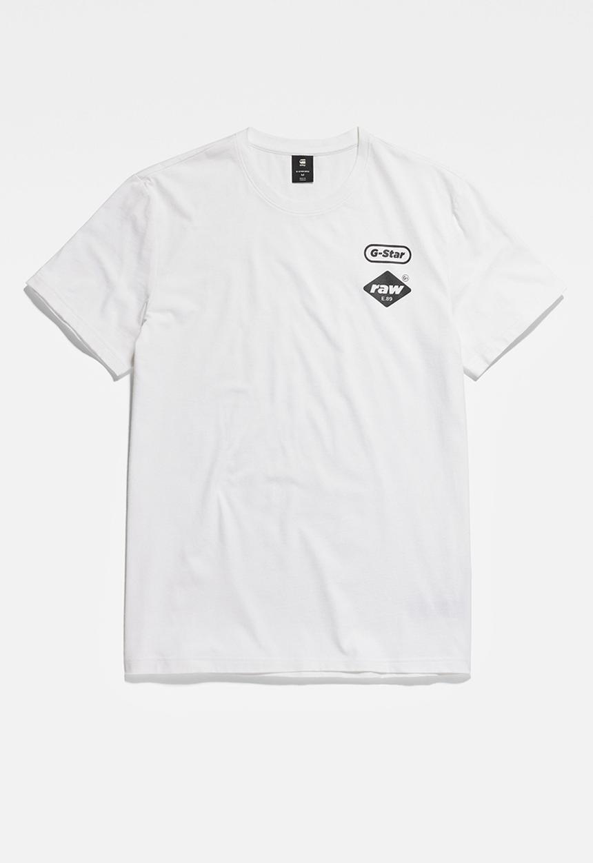 G-STAR - Chest gr r t compact jersey o - white