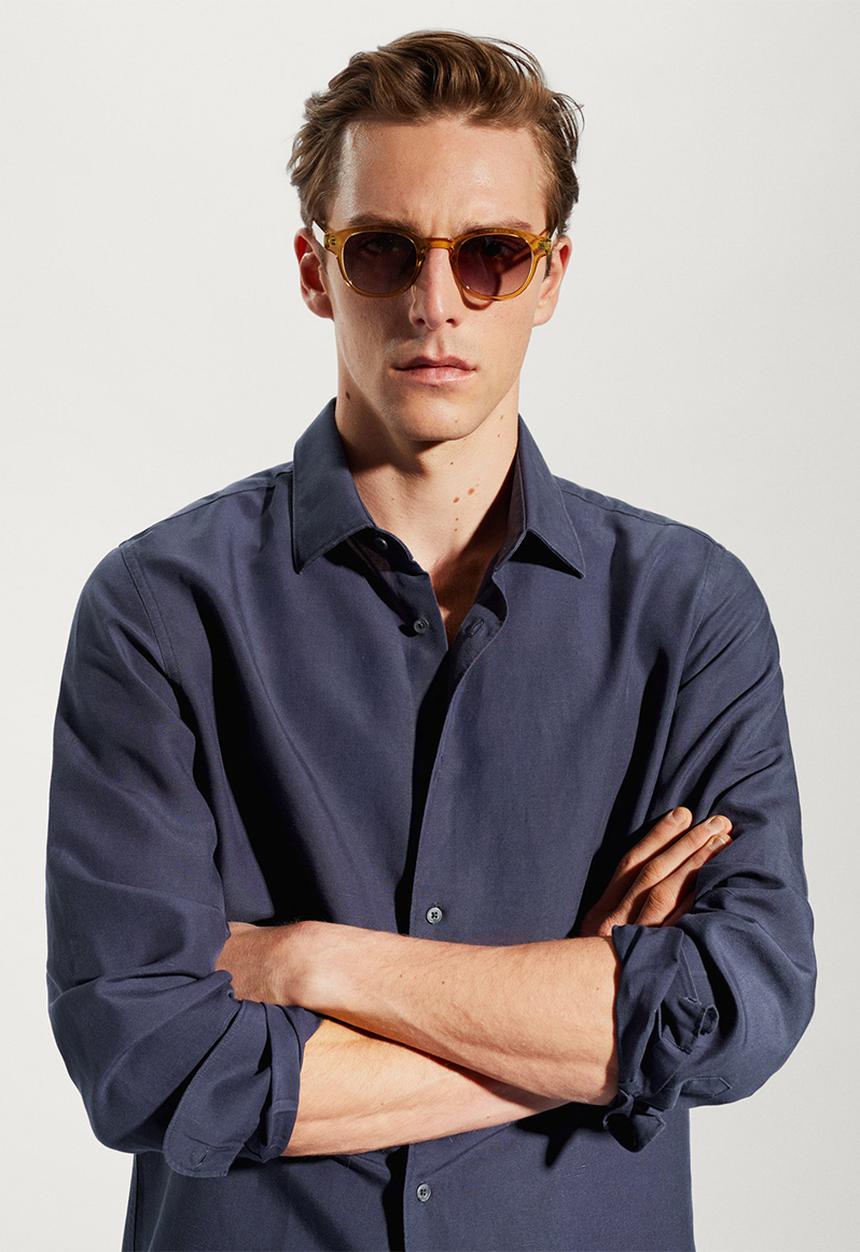 MANGO - Shirt sicilia - navy