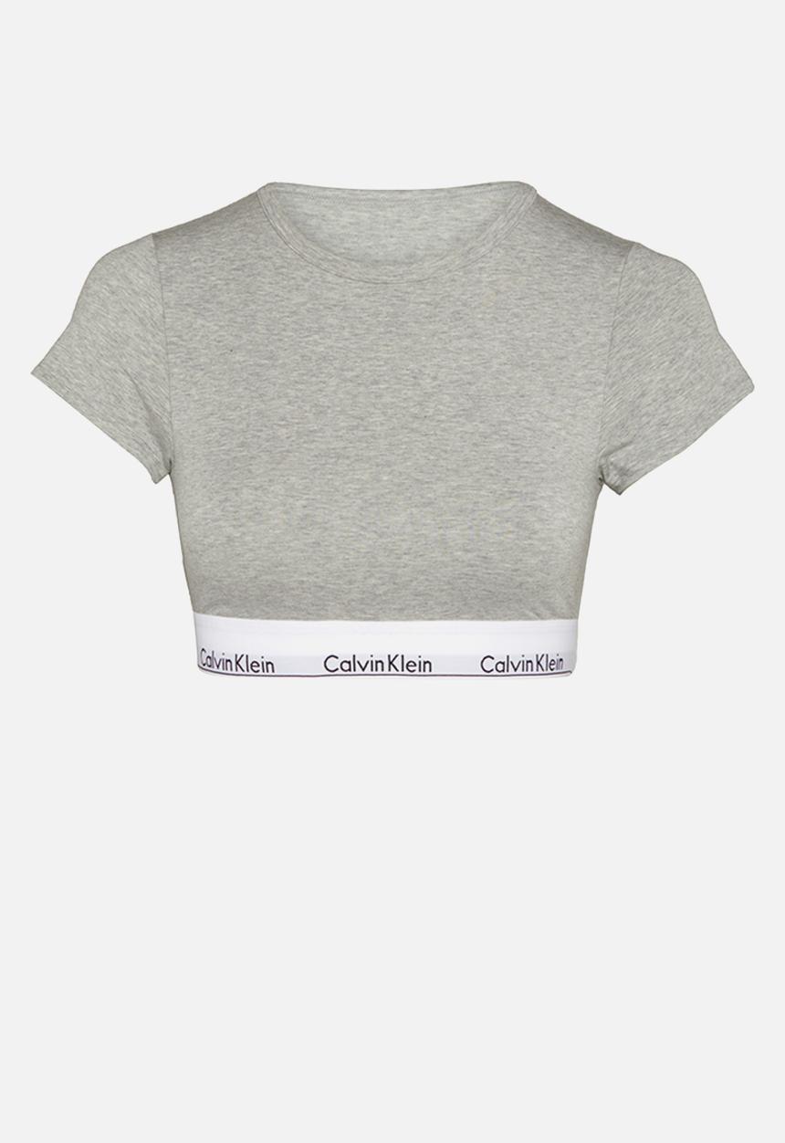 Calvin Klein - T-shirt bralette - grey heather