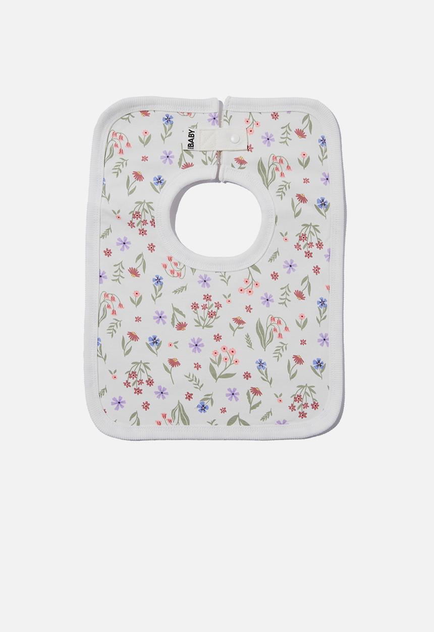 Cotton On - The square bib - vanilla/nina floral