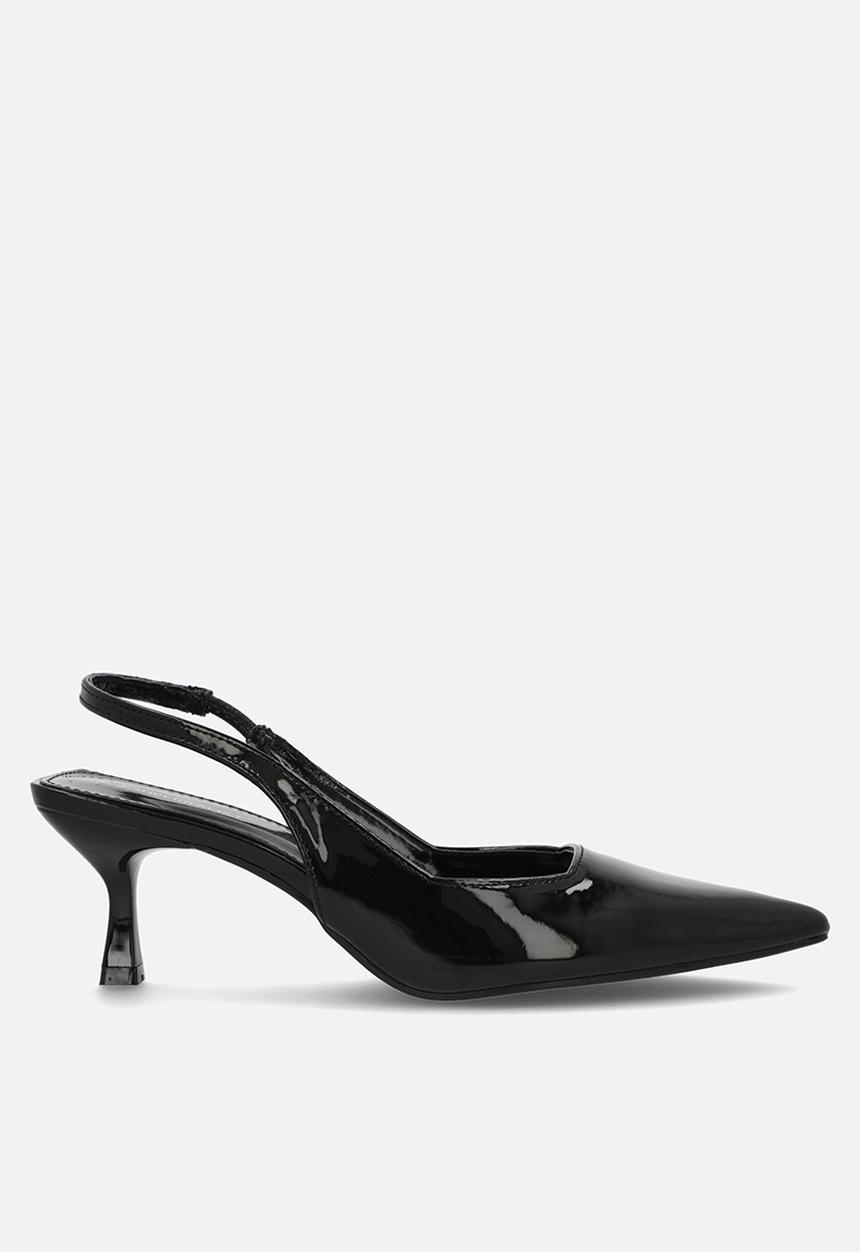 Superbalist - Tylah slingback kitten heel - black