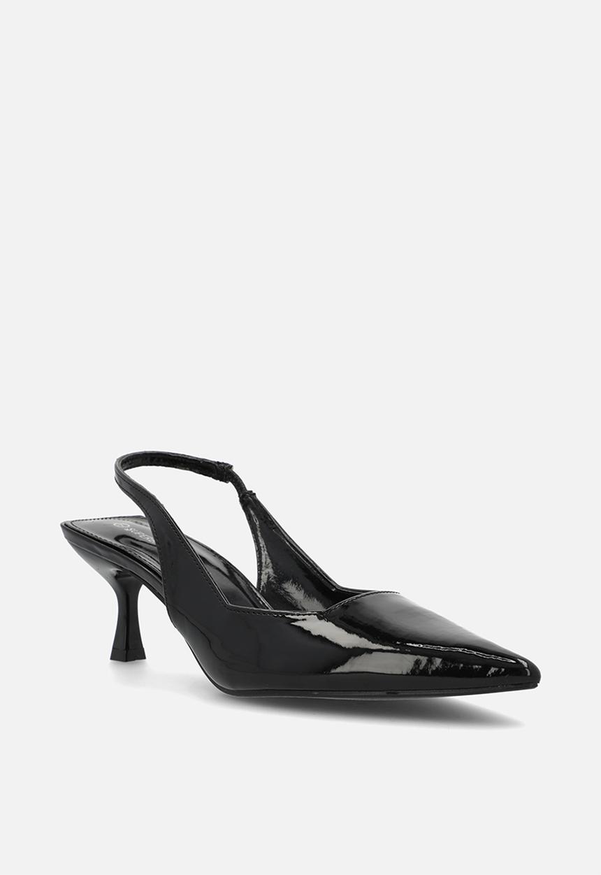 Superbalist - Tylah slingback kitten heel - black