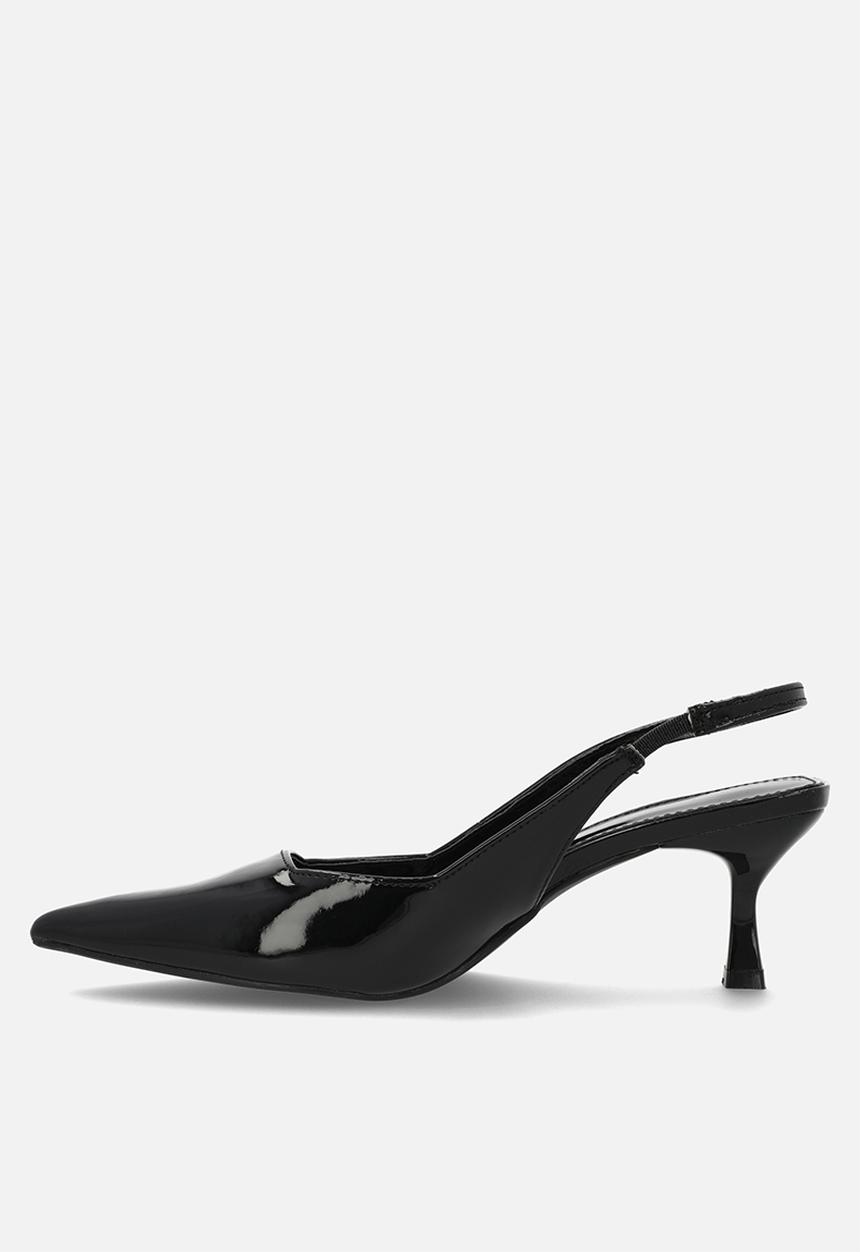 Superbalist - Tylah slingback kitten heel - black