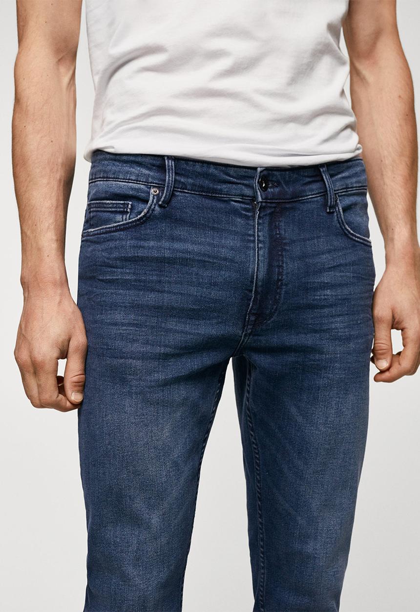MANGO - Jeans jude - open blue