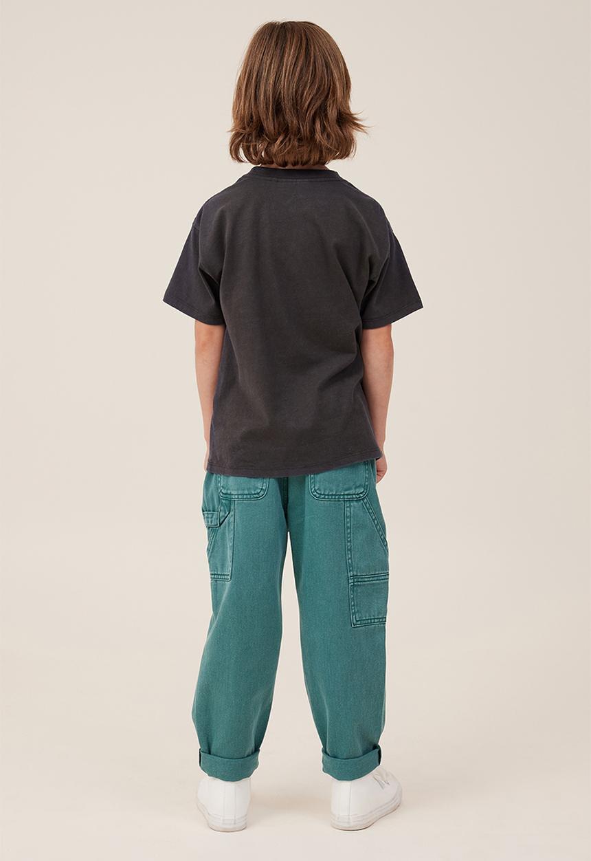 Cotton On - Balloon fit worker jean - turtle green
