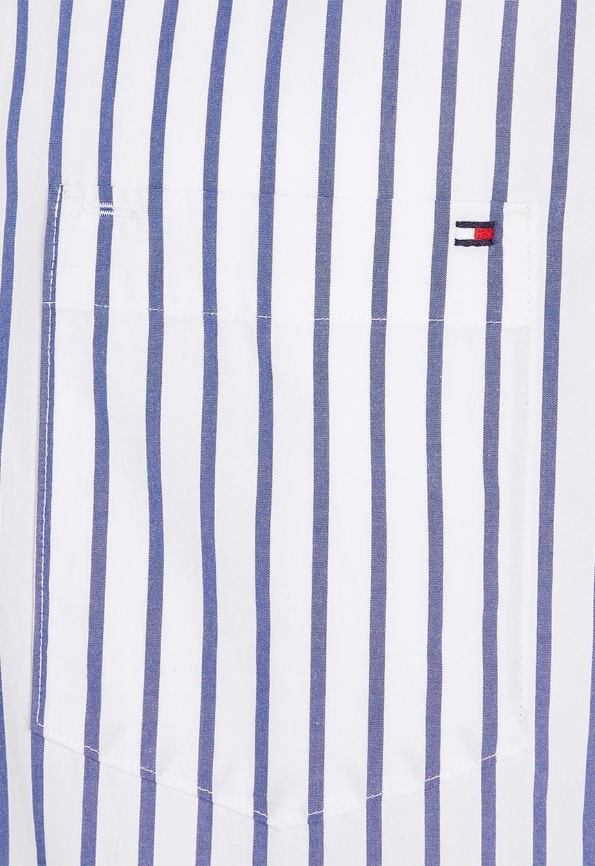Tommy Hilfiger - Multi stripe rf shirt - light blue & white 