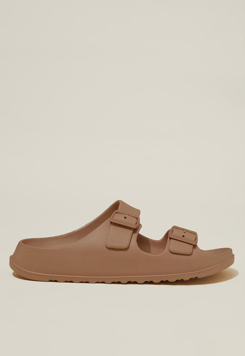 Cotton On - Bronte double buckle slide - roebuck