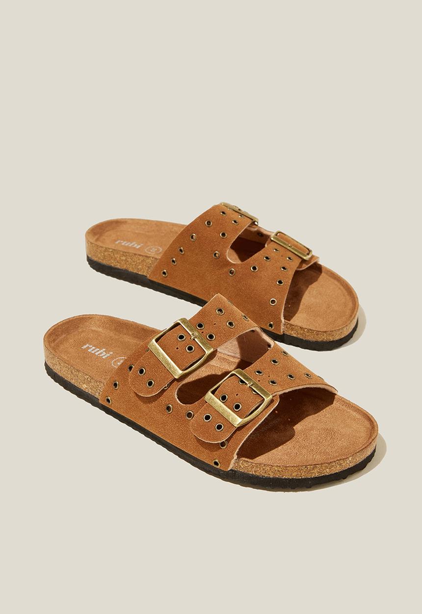 Cotton On - Rex double buckle hardware slide - sienna micro