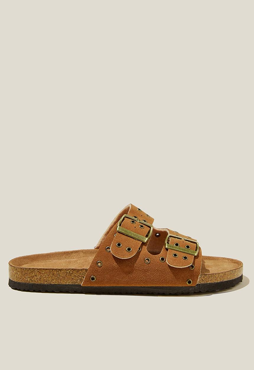 Cotton On - Rex double buckle hardware slide - sienna micro