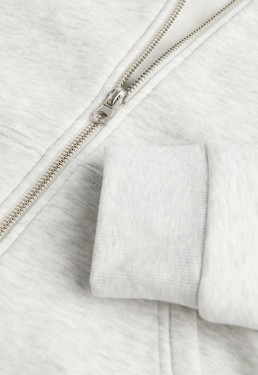 H&M - Zip-through hoodie - grey