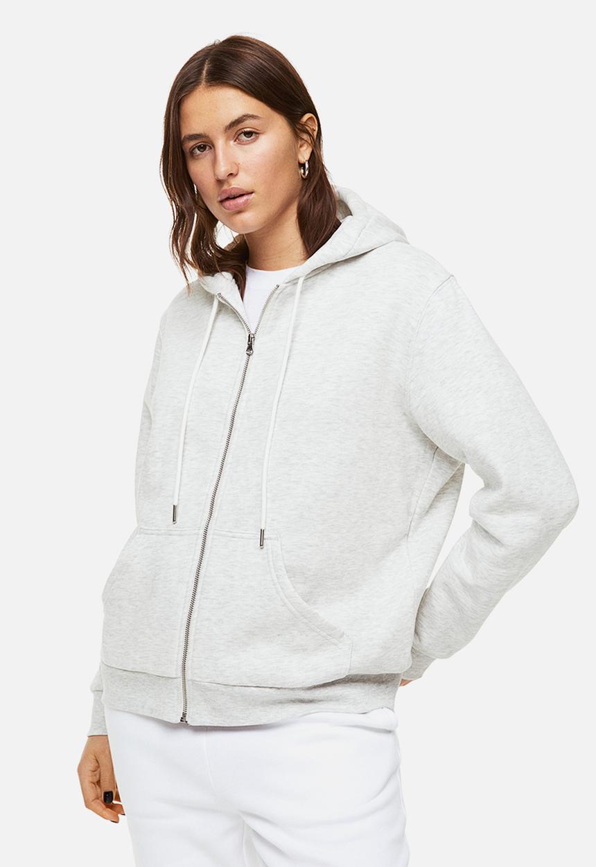 H&M - Zip-through hoodie - grey