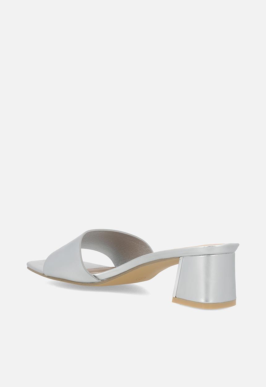edit - Alana open toe mule - silver