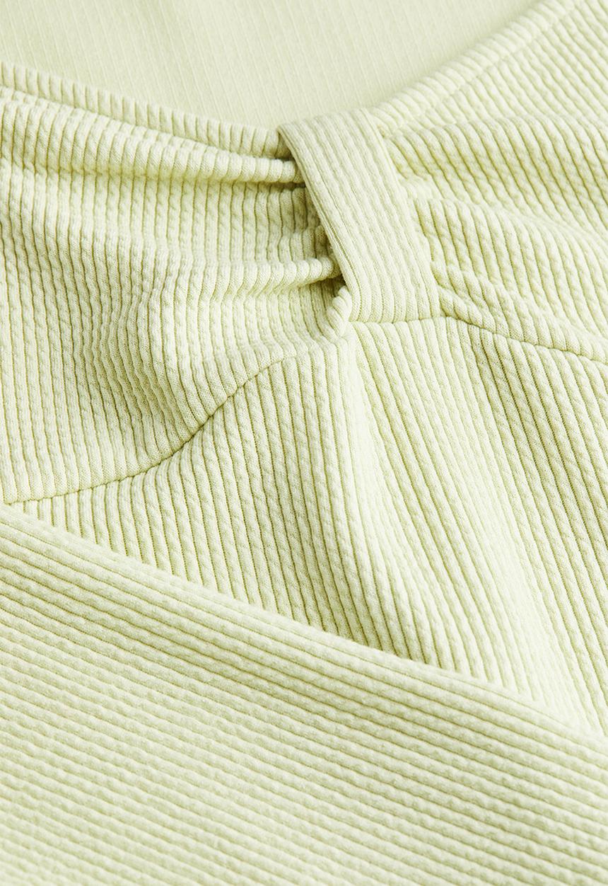H&M - Ribbed jersey body - green