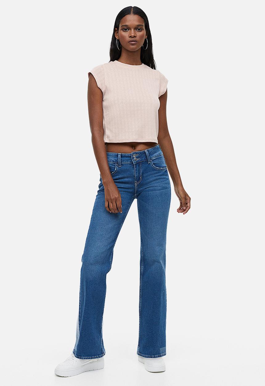 H&M - Pointelle jersey top - pink