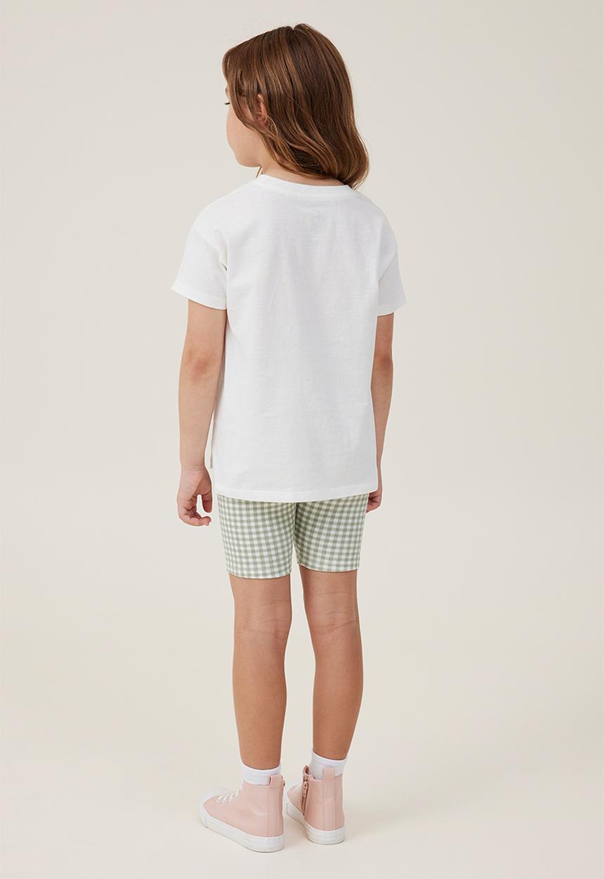 Cotton On - Hailey bike short - deep sage/gingham