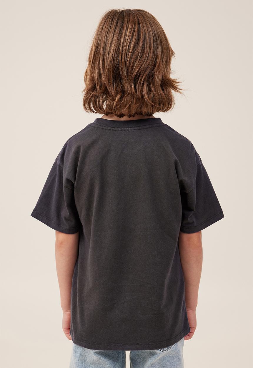 Cotton On - License drop shoulder short sleeve tee - lcn bra phantom/lil wayne