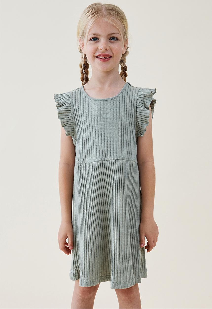 Cotton On - Ava short sleeve dress - deep sage