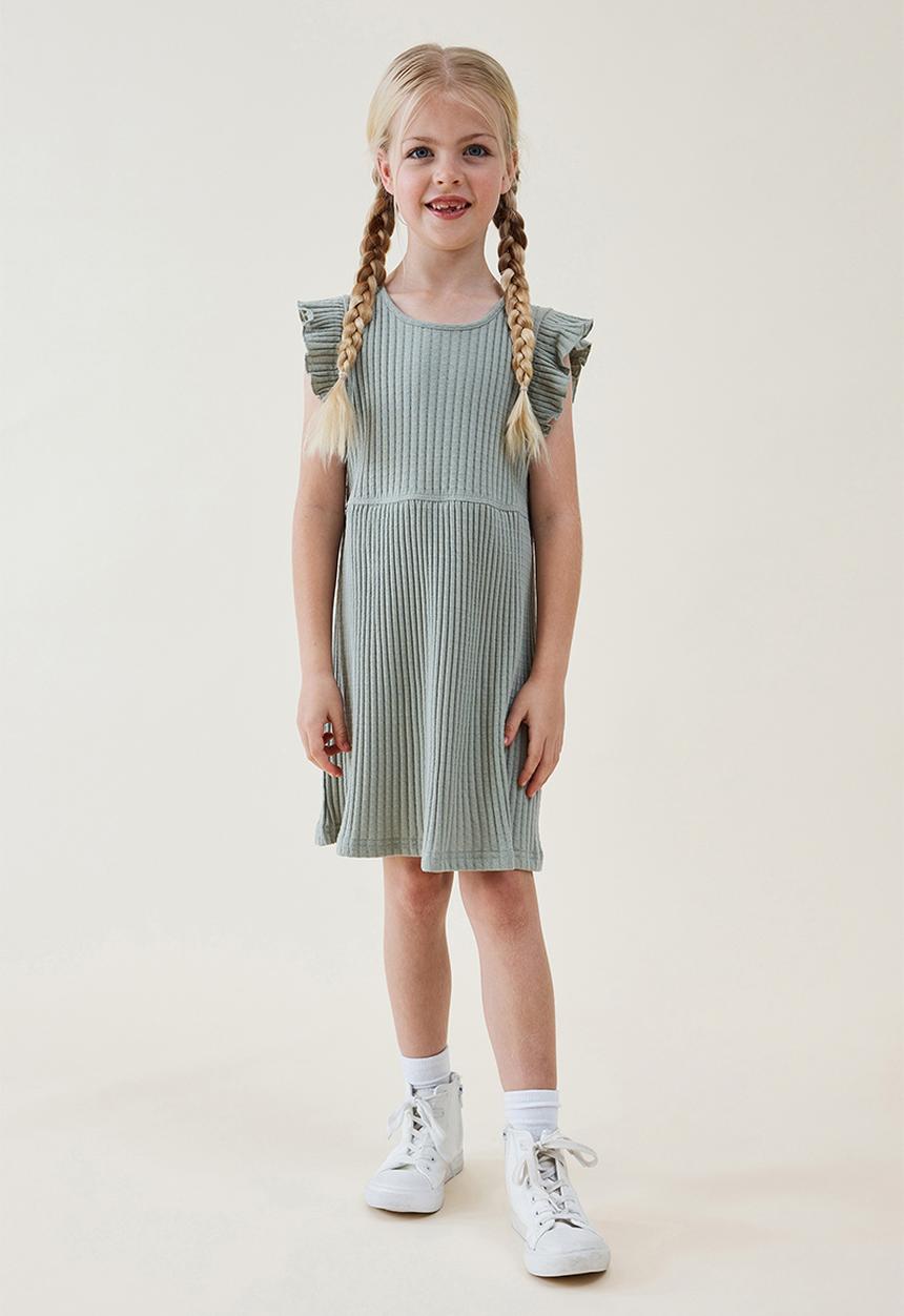 Cotton On - Ava short sleeve dress - deep sage