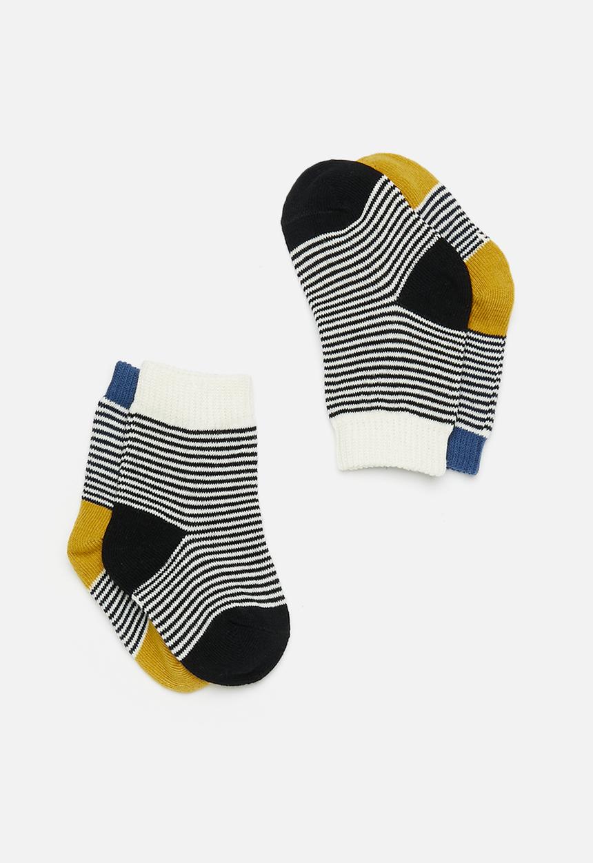 Pop Candy - 2 Pack stripe socks - multi