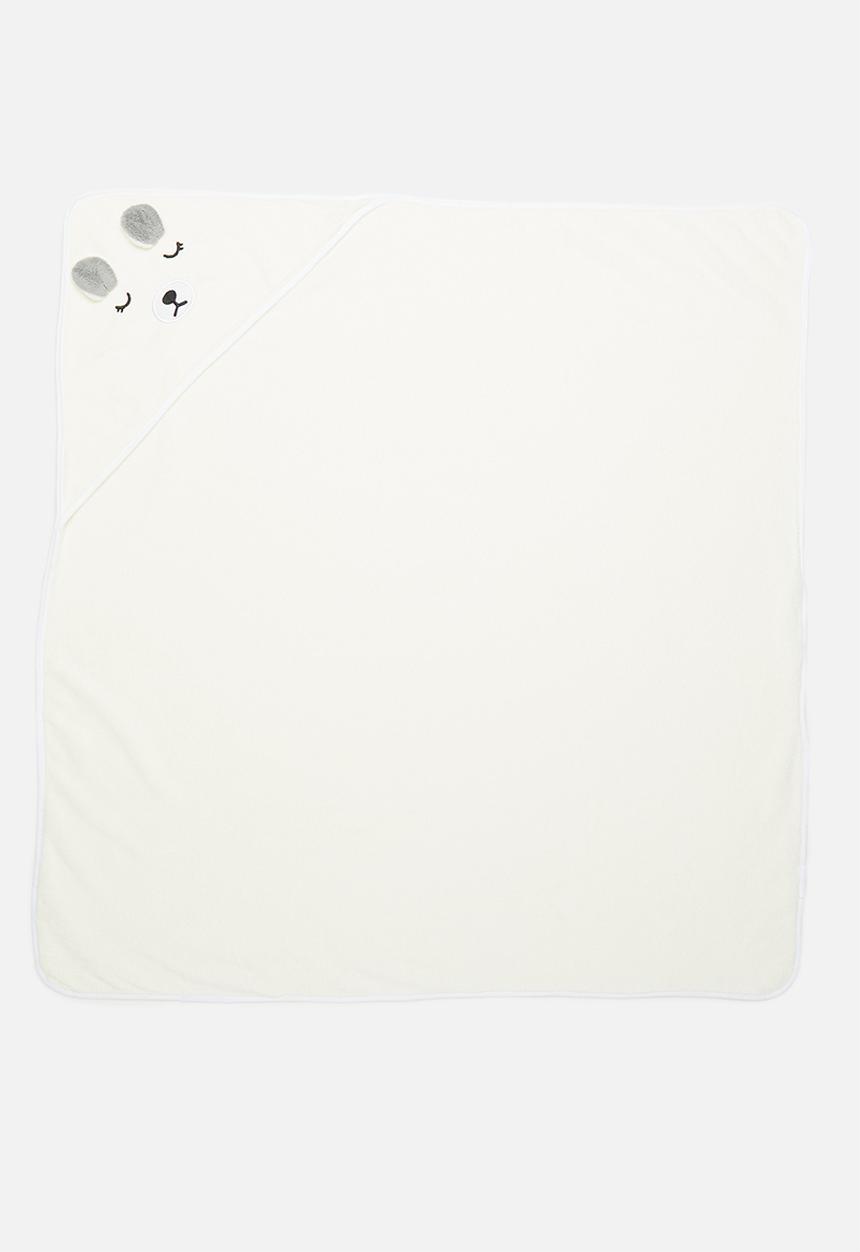 Pop Candy - Baby hooded blanket - cream