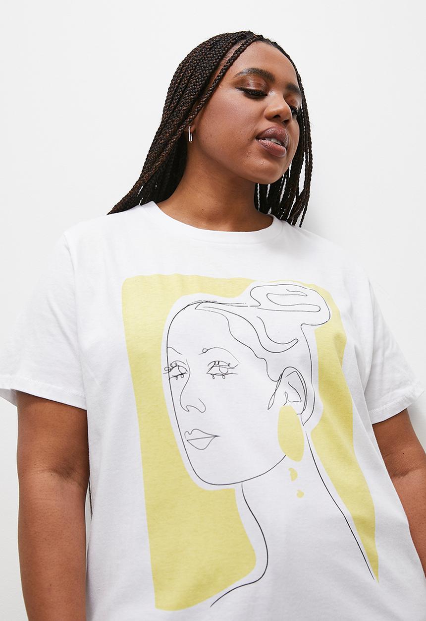 Superbalist - Graphic novelty tee - white