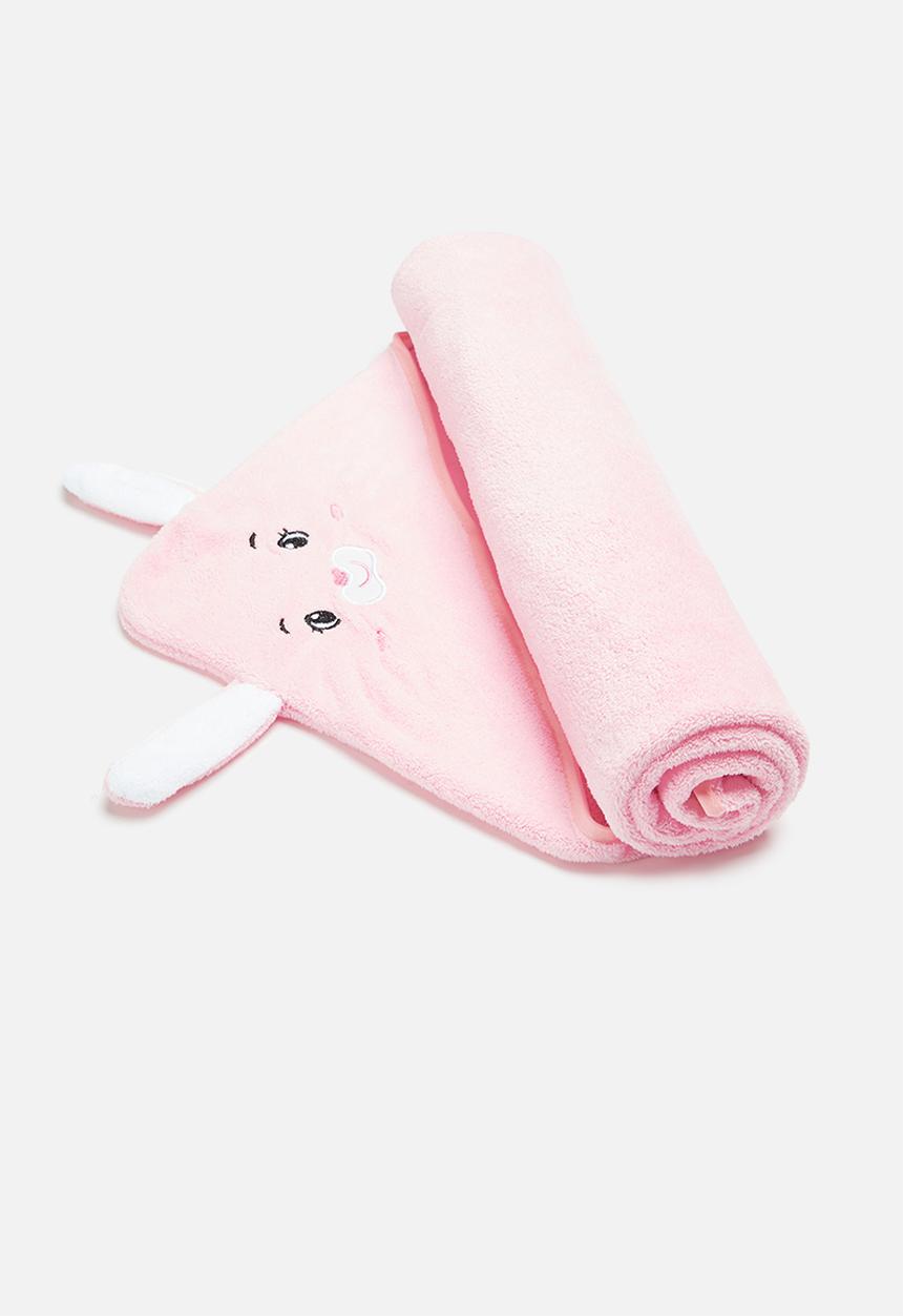 Pop Candy - Baby hooded blanket - pink
