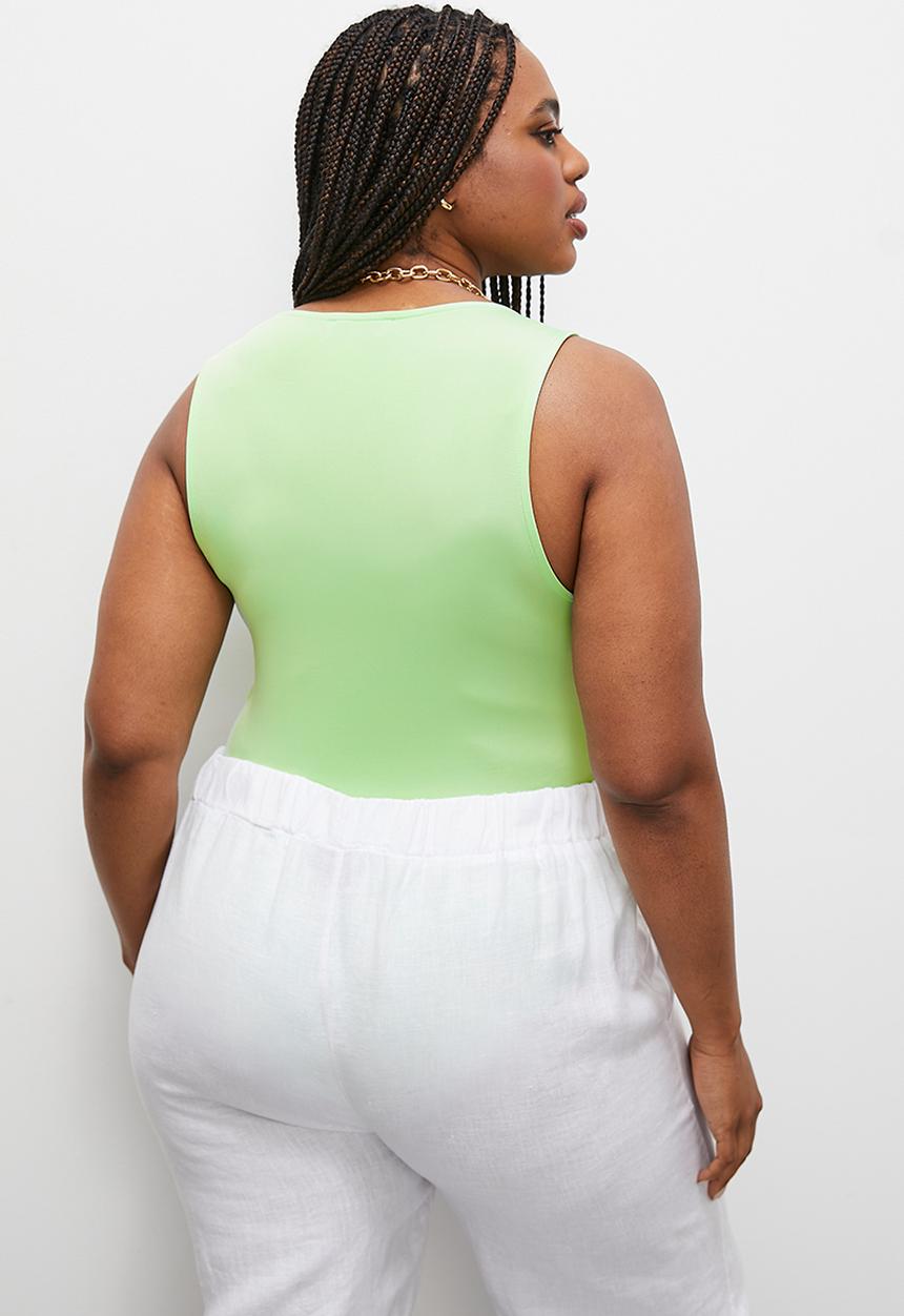 Superbalist - Boatneck bodysuit - mint