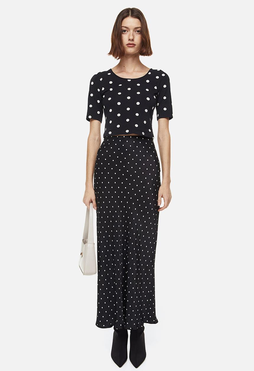 H&M - Cut-out top - black