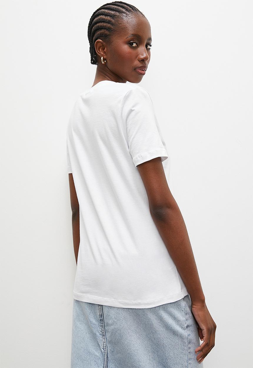 Superbalist - Basic V-neck 2 pack - black/white