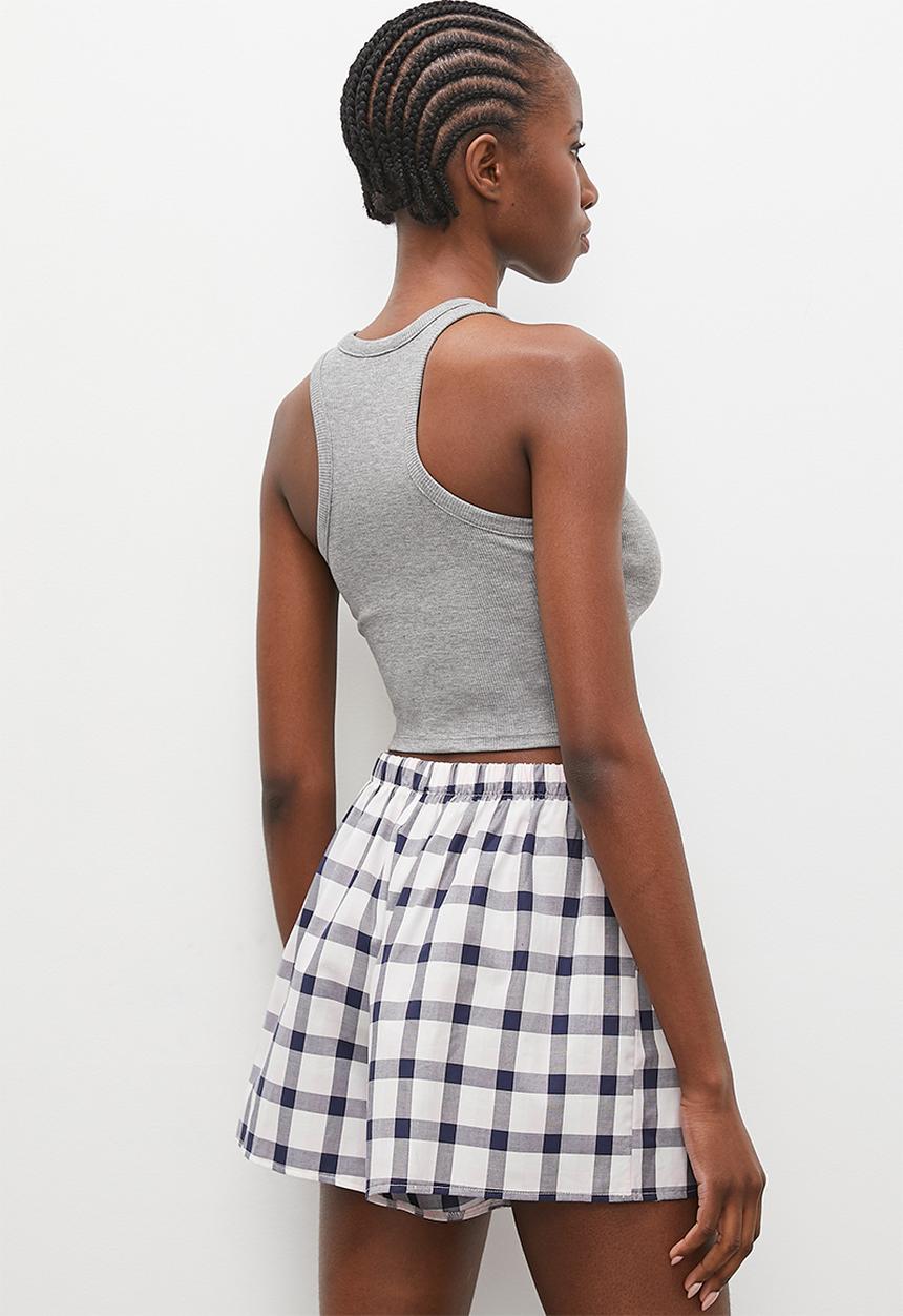 Superbalist - Easy fit woven sleep short - multi gingham