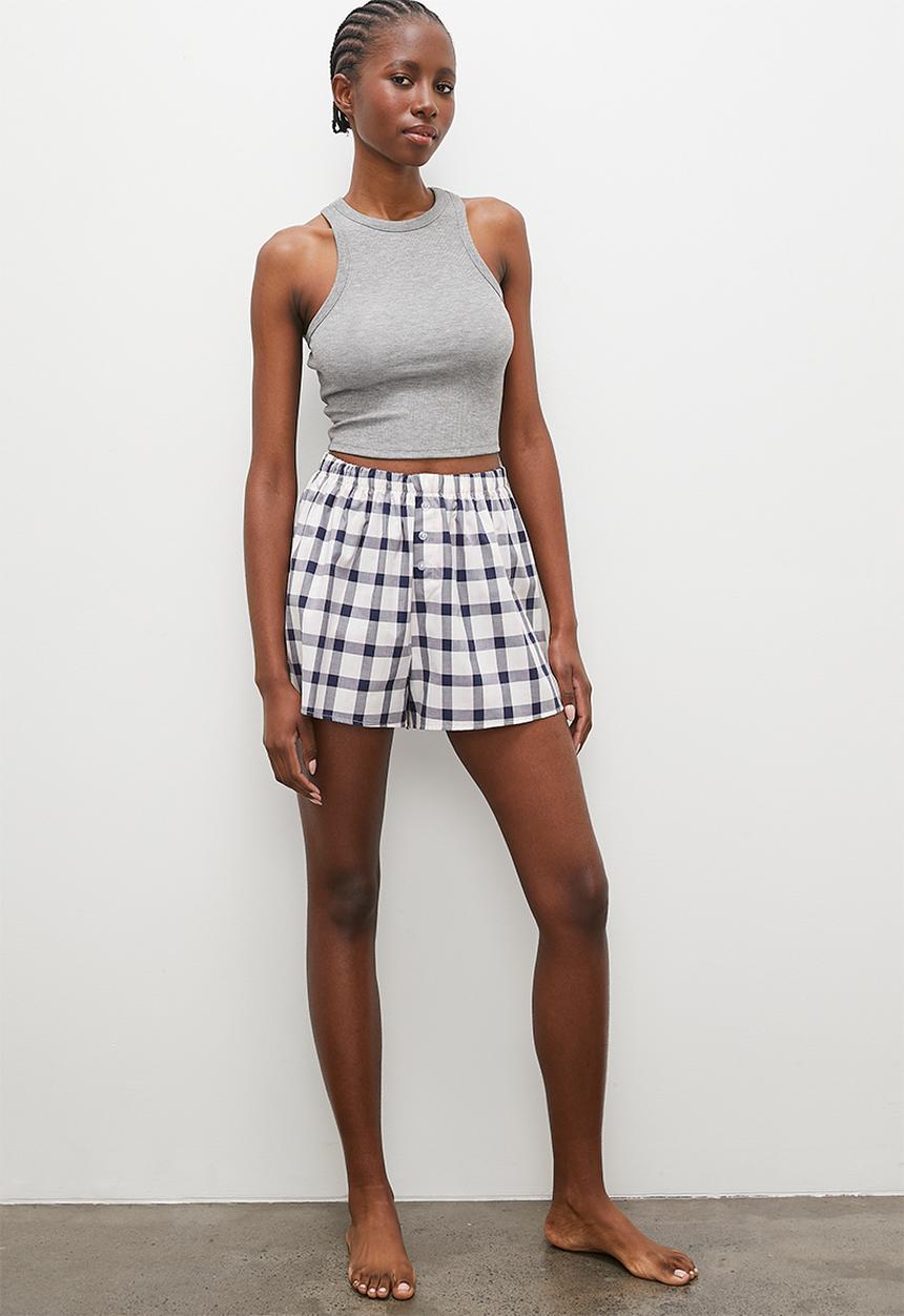 Superbalist - Easy fit woven sleep short - multi gingham