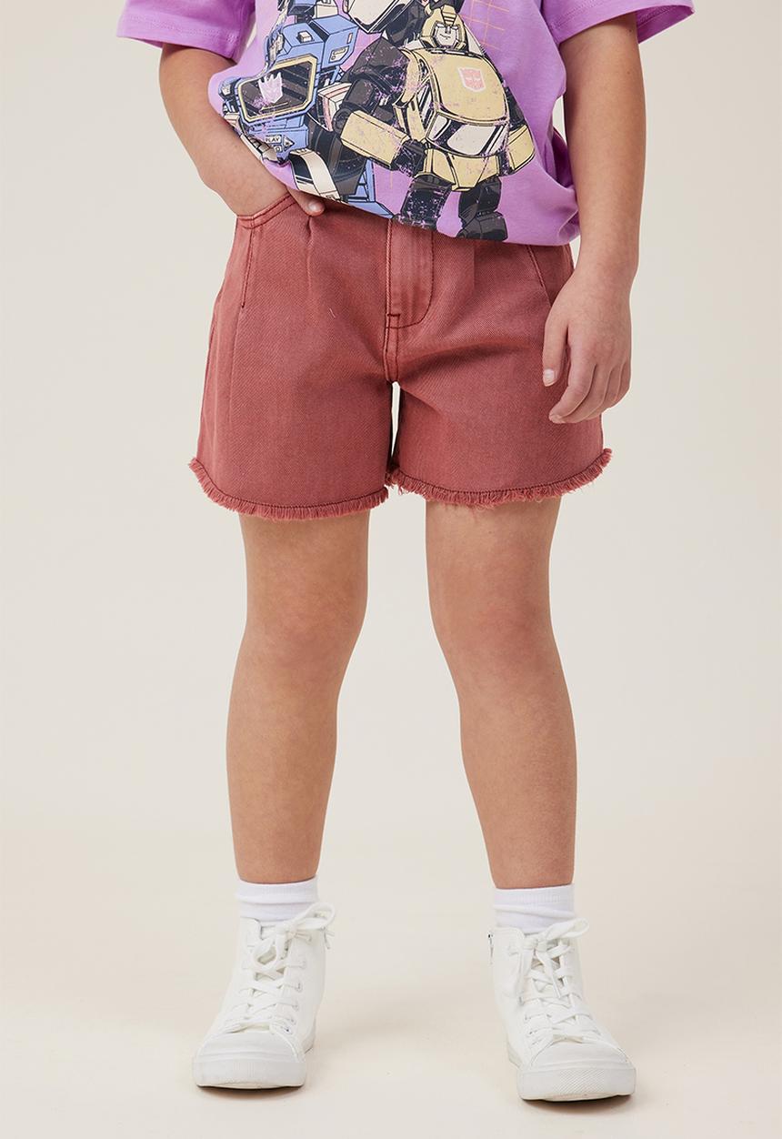 Cotton On - Kyla denim short - henna