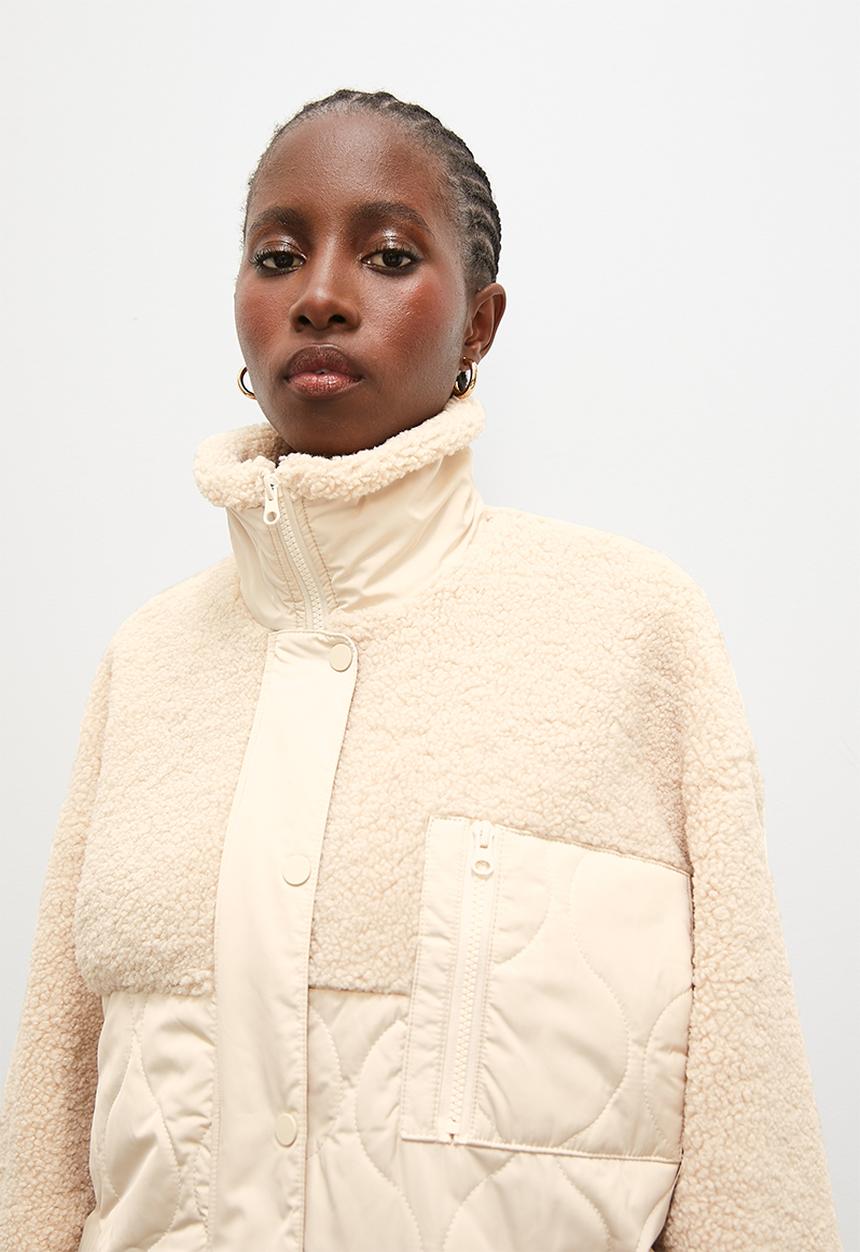 Superbalist - Fabric combo puffer - sand