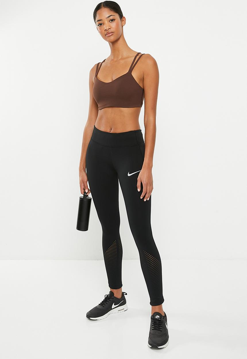 Nike - W nk df alate trace bra - earth / white
