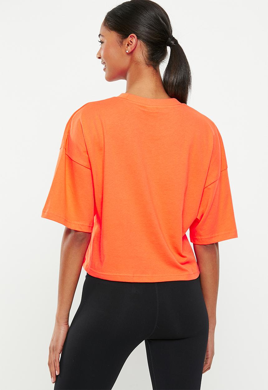 PUMA - Classics oversized tee - hot heat