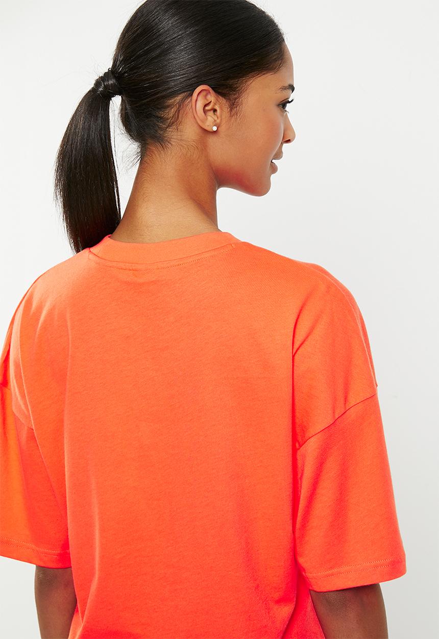 PUMA - Classics oversized tee - hot heat