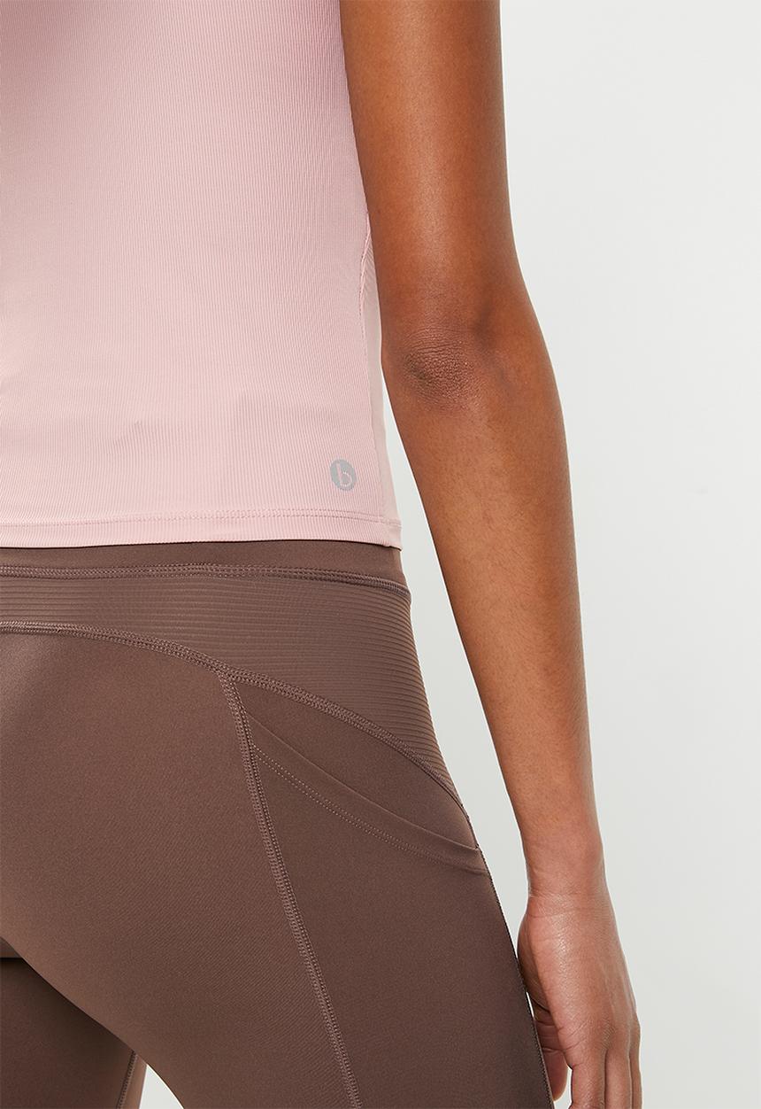 Cotton On - Active rib tank top - mushroom pearl