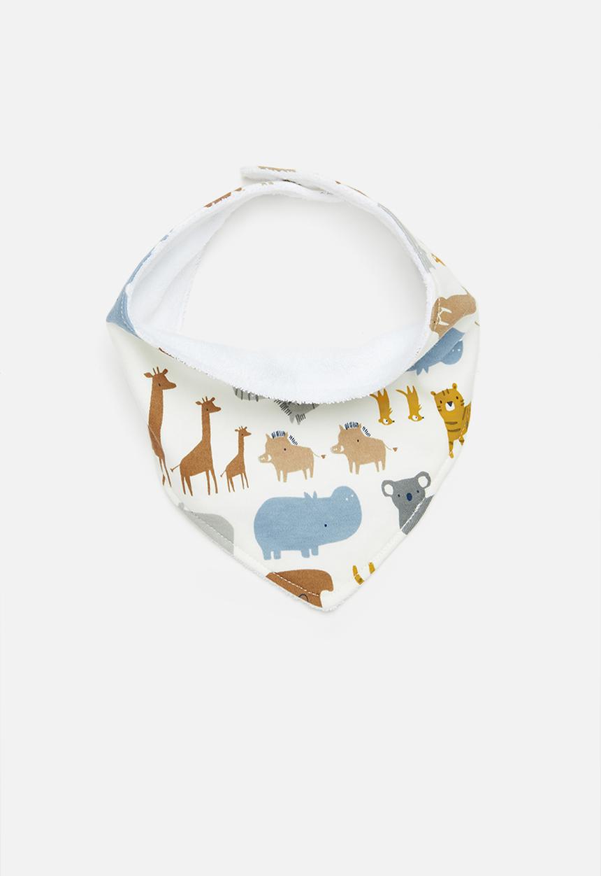 Pop Candy - Baby boys bib - grey 