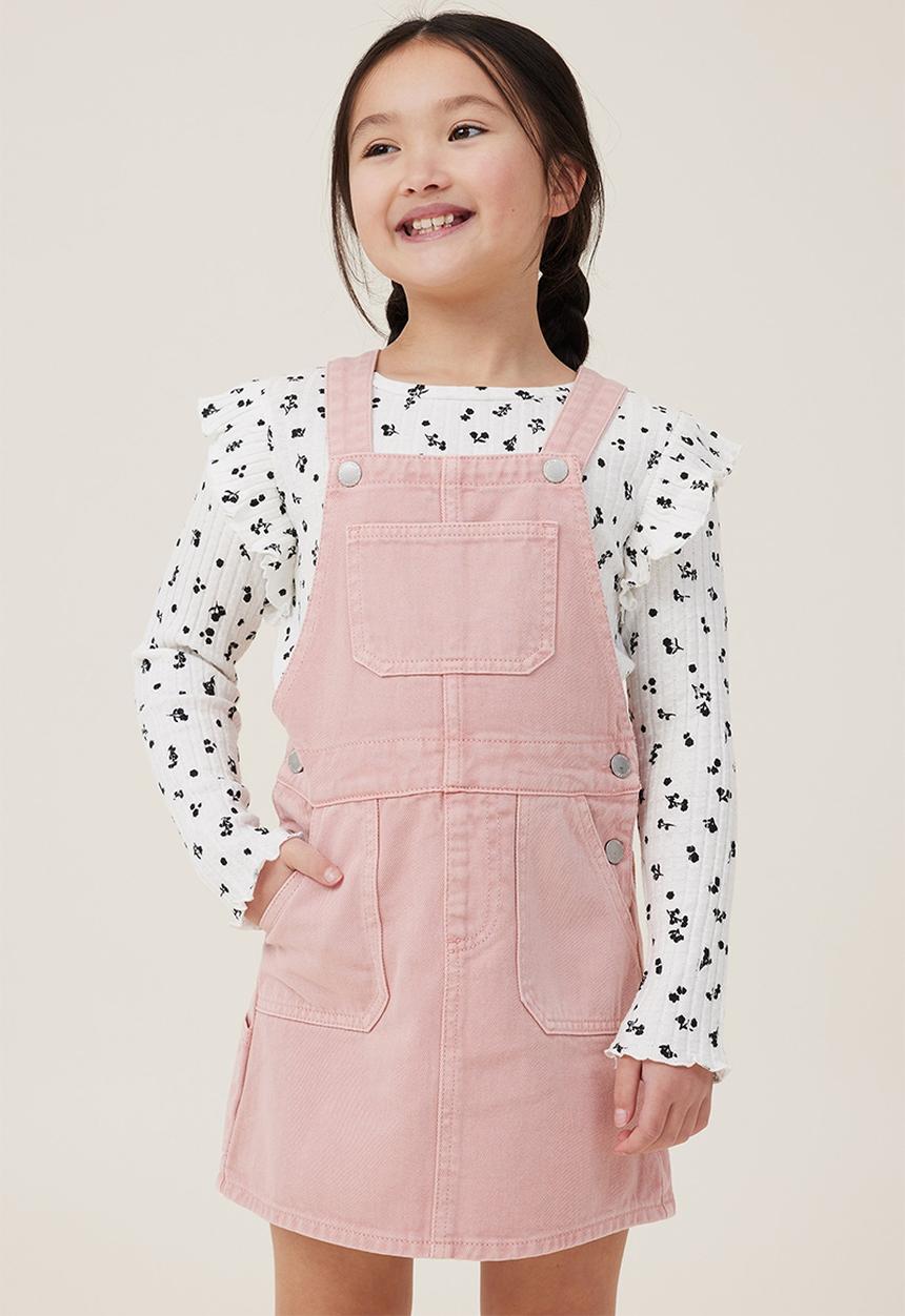 Cotton On - Shelley denim pinafore - zephyr