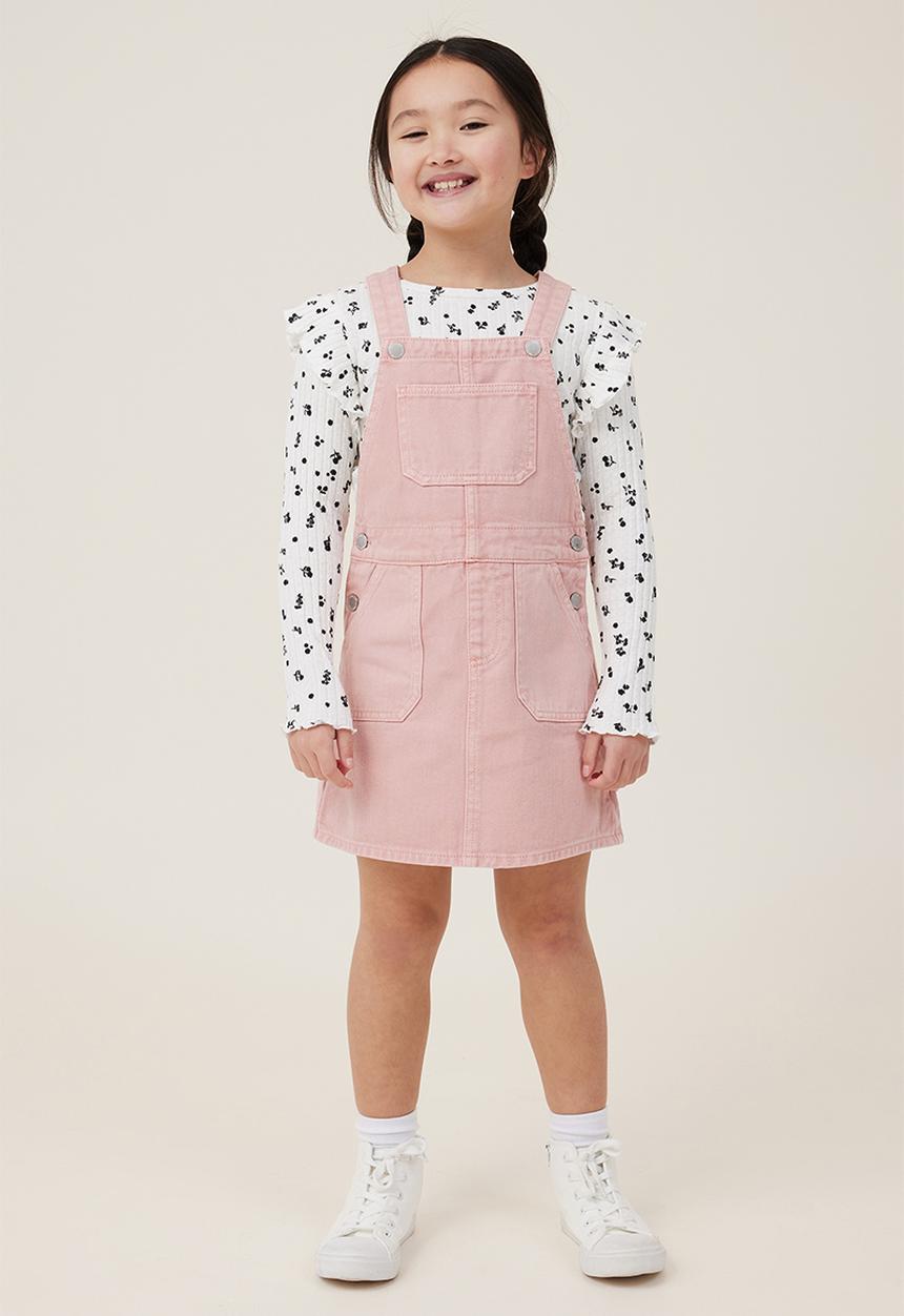 Cotton On - Shelley denim pinafore - zephyr