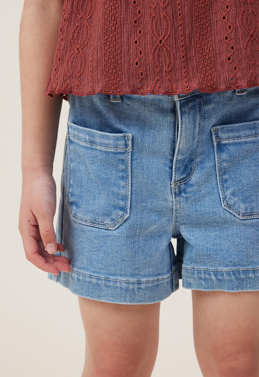 Cotton On - Mia stretch denim short - weekend wash