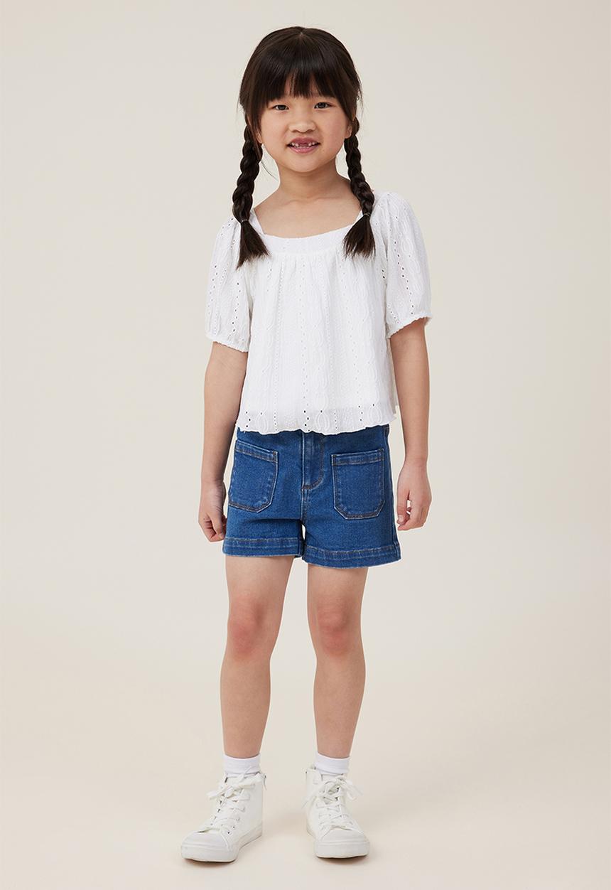 Cotton On - Mia stretch denim short - retro wash