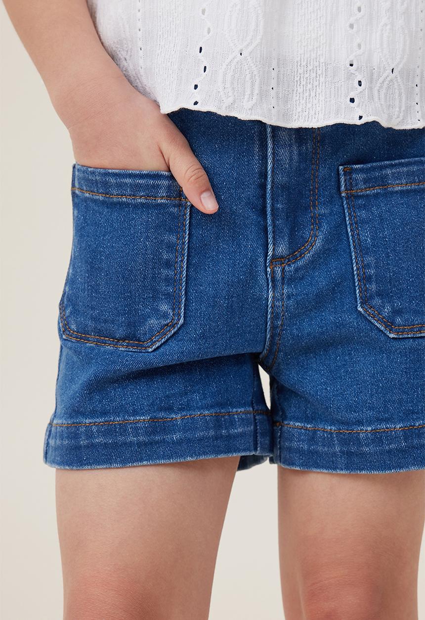 Cotton On - Mia stretch denim short - retro wash