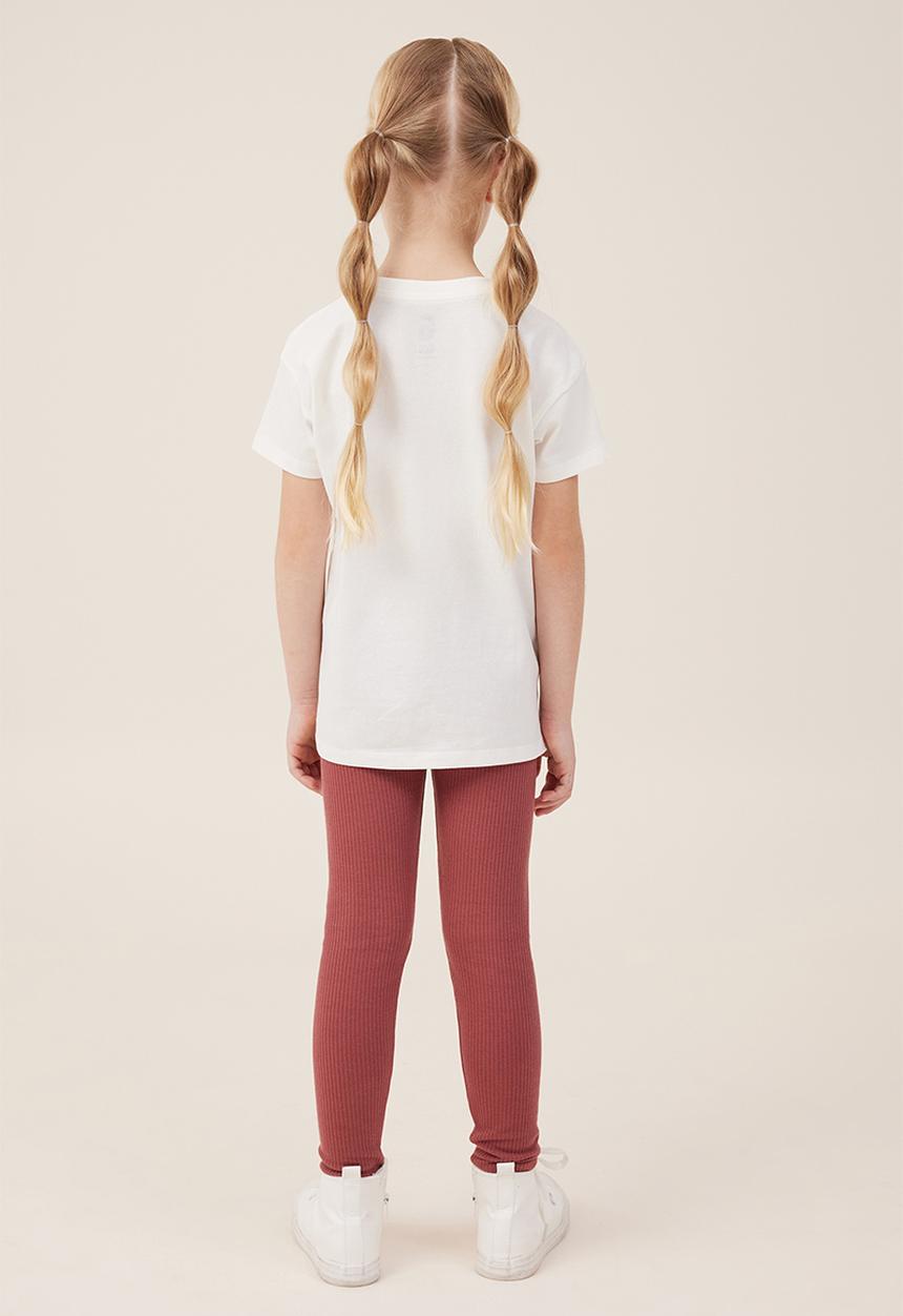 Cotton On - Maya fleece legging - henna rib