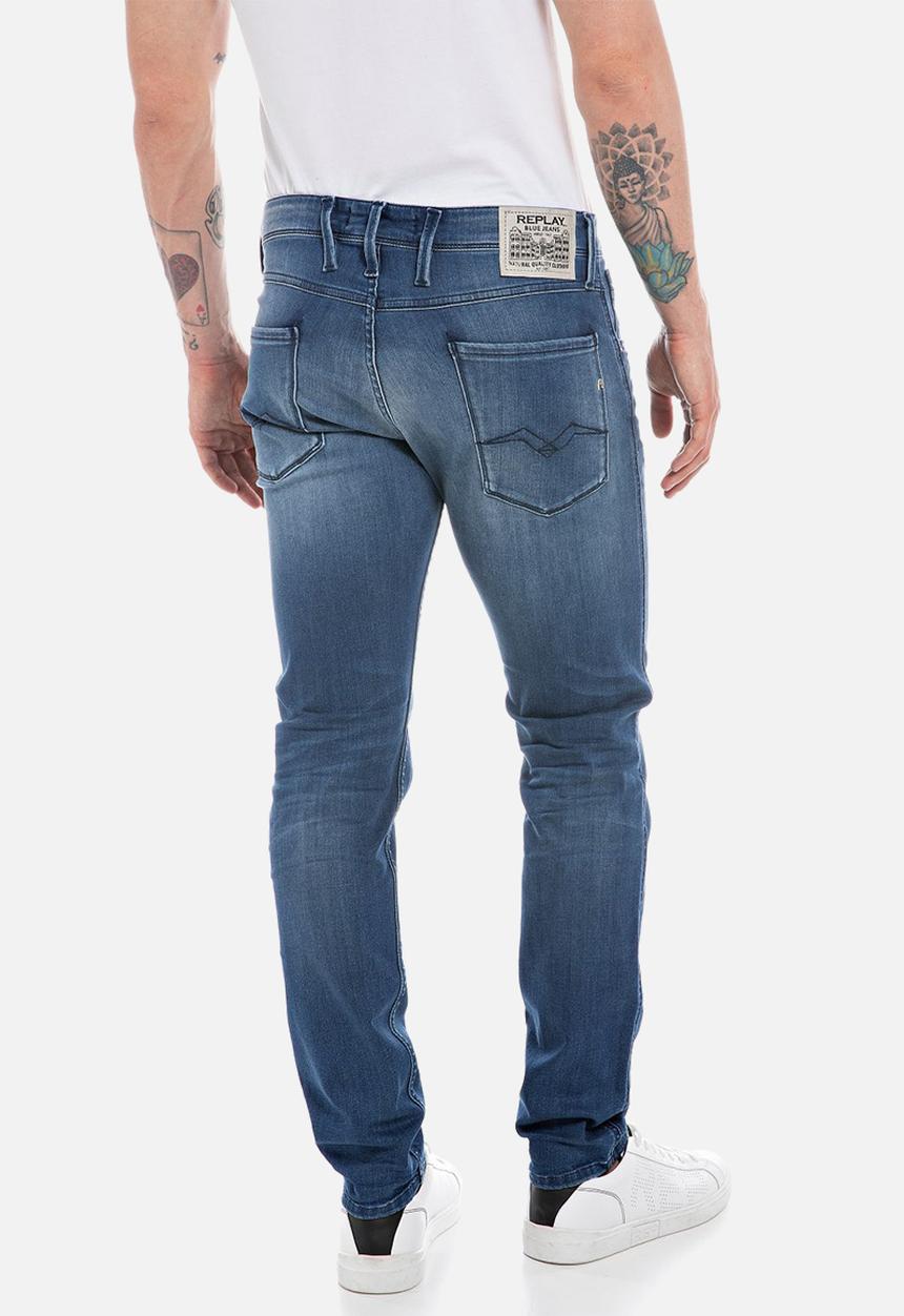 Replay - Anbass Slim fit Jeans - Medium Blue