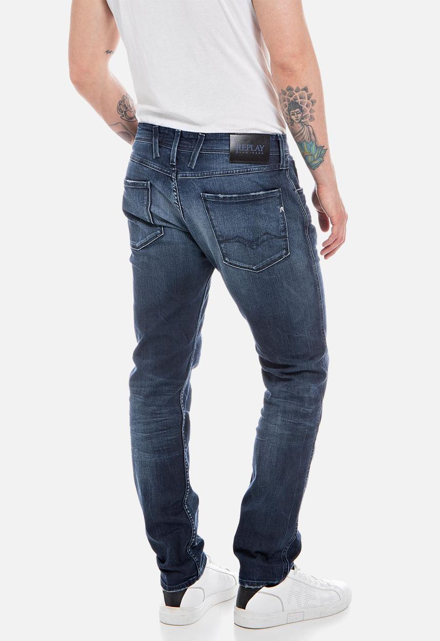 Replay - Anbass Slim Fit Jeans - Dark Blue 1