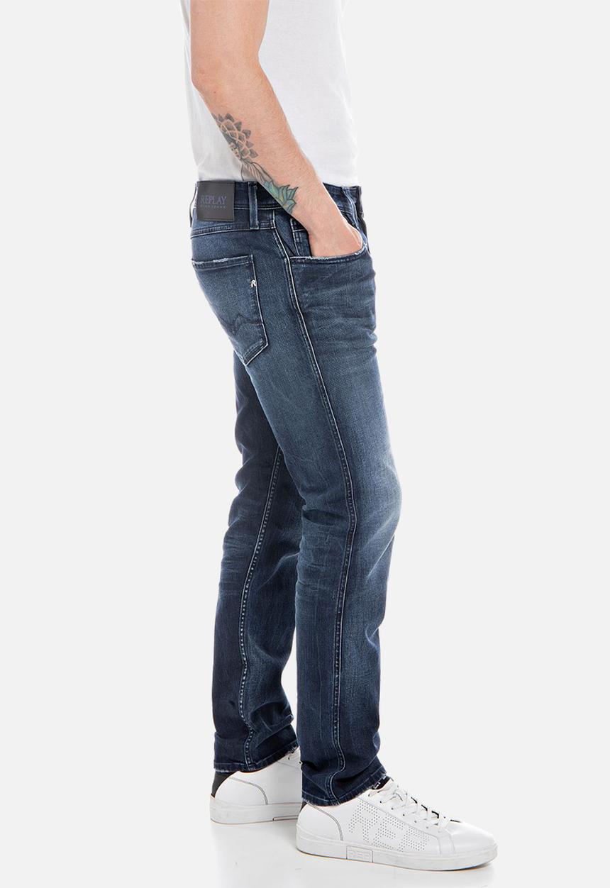 Replay - Anbass Slim Fit Jeans - Dark Blue 1
