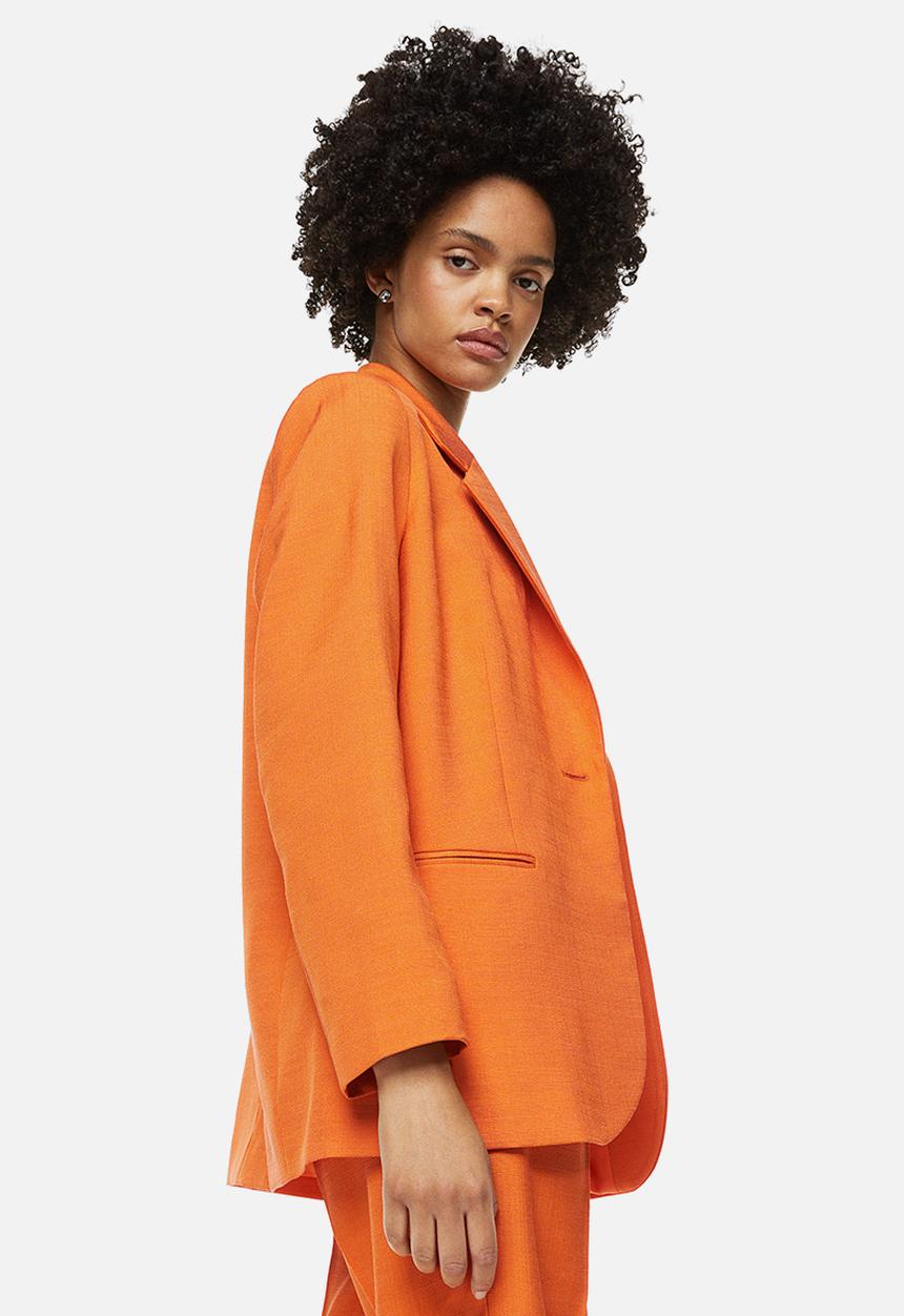 H&M - Single-breasted blazer - orange