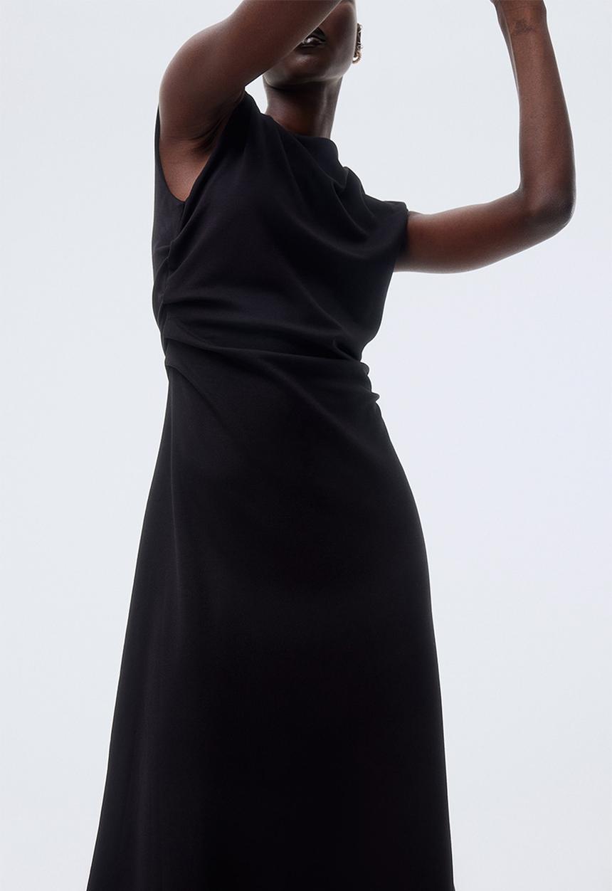 H&M - Gathered dress - black