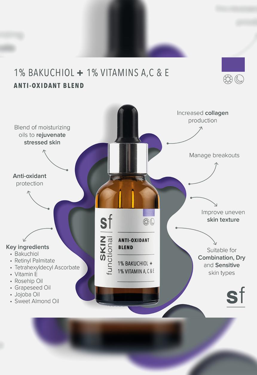 SKIN functional - 1% Bakuchiol + 1% Vitamin A, C, E